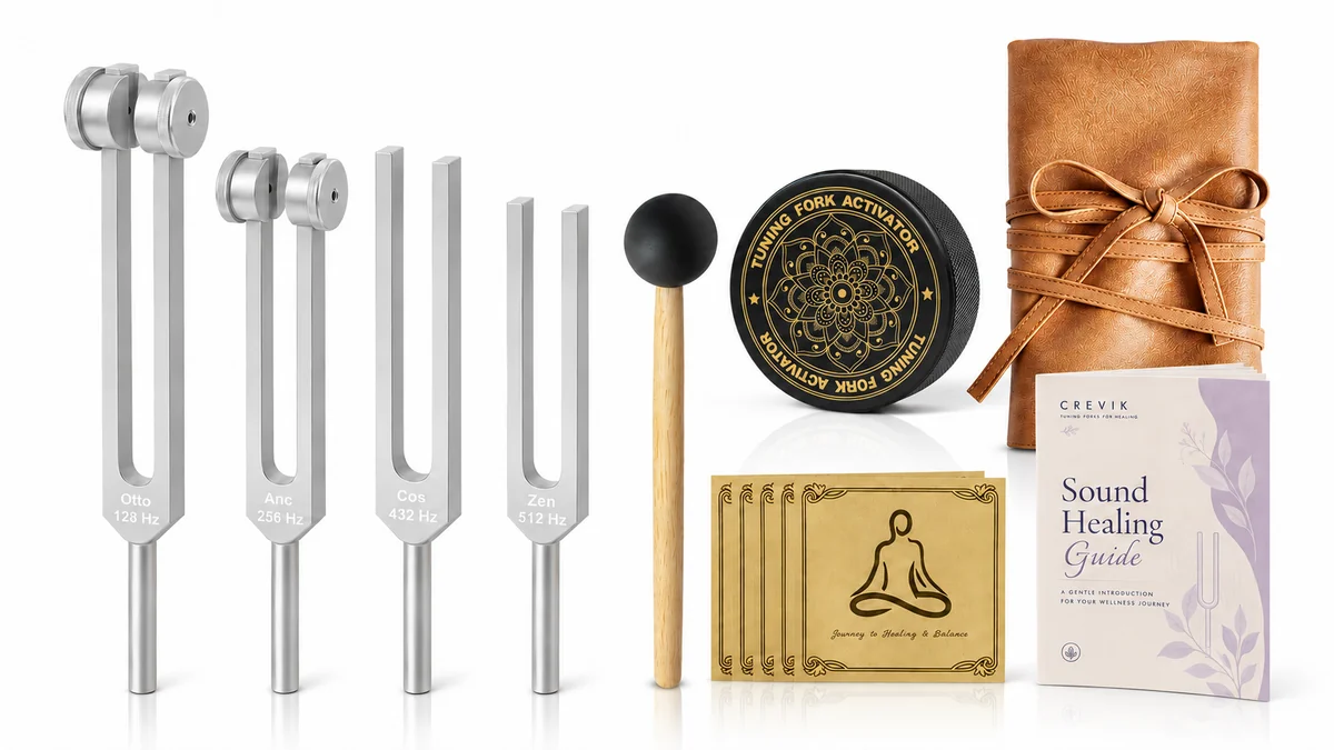 CREVIK Alignment four-piece tuning fork set